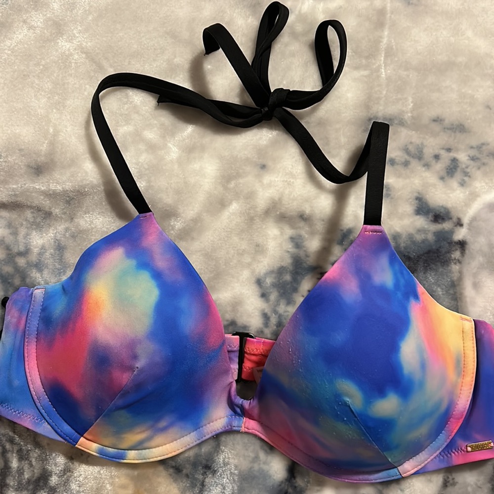 🐶 PINK Tye Dye Bikini Top